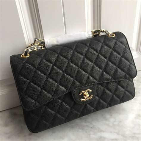 chanel black gold bag|chanel bag black classic.